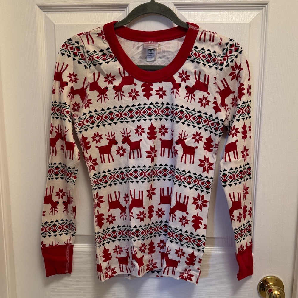 Hanna Andersson Adult Women’s Holiday Dear Deer Pajama Set